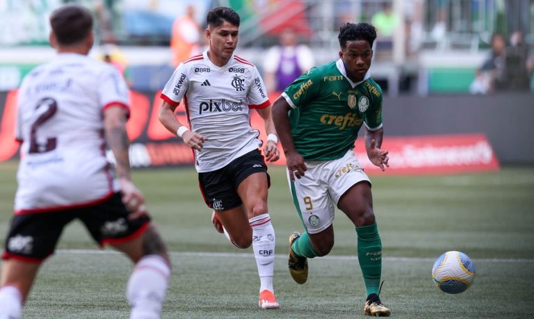 Flamengo e Palmeiras ficam no 0 a 0 pela Série A do Brasileiro