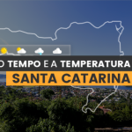PREVISÃO DO TEMPO: Santa Catarina tem 6 municípios em estado de alerta devido às chuvas