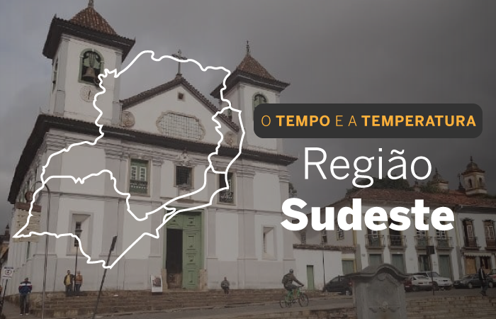 PREVISÃO DO TEMPO: Sábado (10) com muitas nuvens em todo o Sudeste