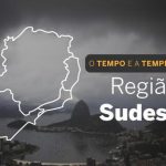 PREVISÃO DO TEMPO: Sudeste terá céu com muitas nuvens e chuva, nesta terça-feira (11)