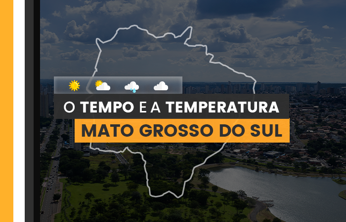 PREVISÃO DO TEMPO: céu encoberto em todo o Mato Grosso do Sul nesta sexta-feira (16)
