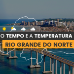 PREVISÃO DO TEMPO: dia nublado e chuvoso no Rio Grande do Norte nesta sexta-feira (16)