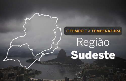 PREVISÃO DO TEMPO: domingo (18) com pancadas de chuva no Sudeste