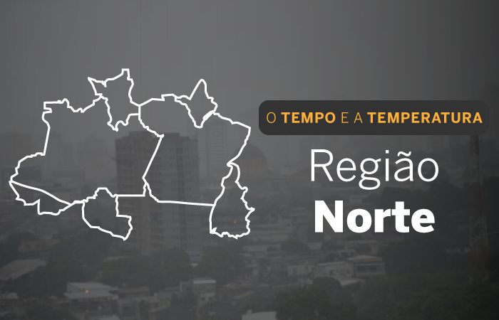 PREVISÃO DO TEMPO: domingo (19) com pancadas de chuva no Amapá e Roraima