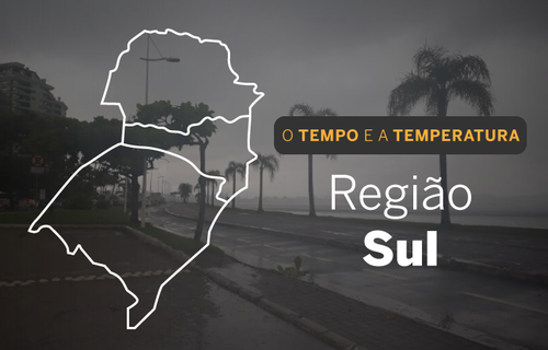 PREVISÃO DO TEMPO: quarta-feira (1°) com alerta para chuvas intensas no Sul