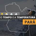 PREVISÃO DO TEMPO: quarta-feira (29) com alerta para chuvas no Pará