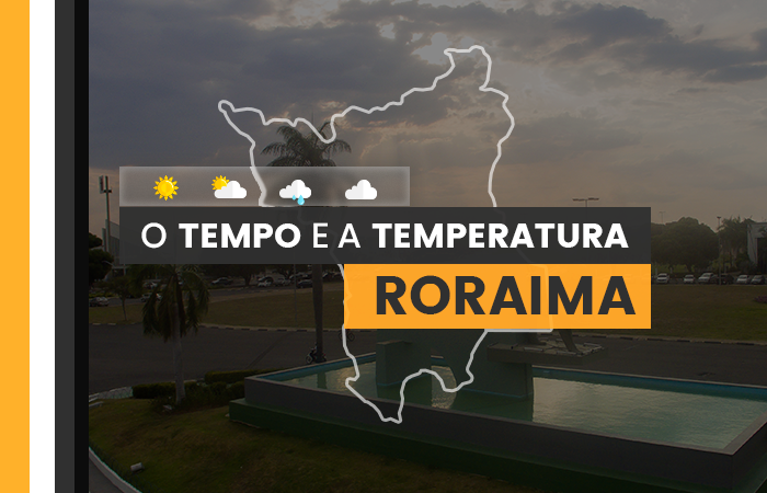 PREVISÃO DO TEMPO: quinta-feira (1°) chuvosa em Roraima