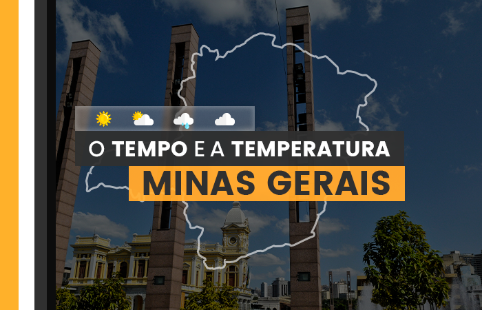 PREVISÃO DO TEMPO: quinta-feira (1°) com chuva em Minas Gerais