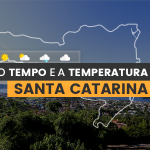PREVISÃO DO TEMPO: quinta-feira (1°) com chuva isolada em regiões de Santa Catarina