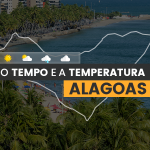 PREVISÃO DO TEMPO: quinta-feira (1°) com muitas nuvens em Alagoas