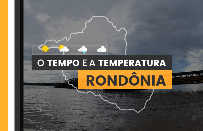 PREVISÃO DO TEMPO: quinta-feira (1°) com pancadas de chuva em Rondônia
