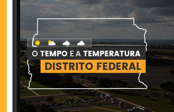 PREVISÃO DO TEMPO: quinta-feira (1°) com pancadas de chuva no Distrito Federal