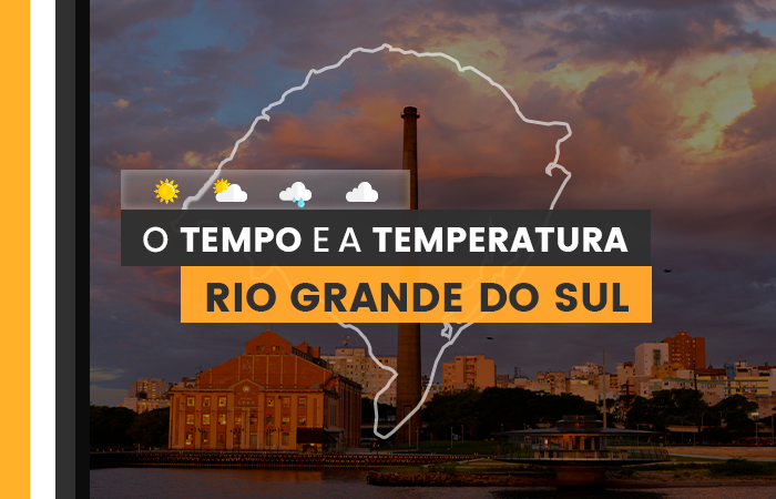 PREVISÃO DO TEMPO: sexta-feira (16) com muitas nuvens e chance de chuva no Rio Grande do Sul