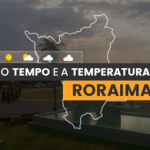 PREVISÃO DO TEMPO: sexta-feira (19) com alerta para chuva em Roraima