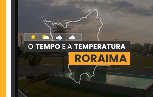 PREVISÃO DO TEMPO: sexta-feira (19) com alerta para chuva em Roraima