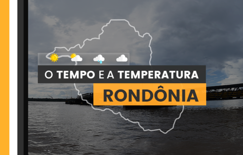 PREVISÃO DO TEMPO: sexta-feira (19) com alerta para chuvas em Rondônia