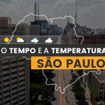 PREVISÃO DO TEMPO: terça-feira (20) chuvosa em São Paulo