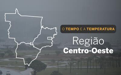 PREVISÃO DO TEMPO: Centro-Oeste terá sexta-feira (7) de chuva intensa em boa parte da região