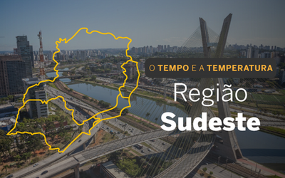 PREVISÃO DO TEMPO: Chuva predomina no Sudeste nesta quarta (13)