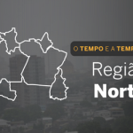 PREVISÃO DO TEMPO: Norte com alerta de chuvas intensas
