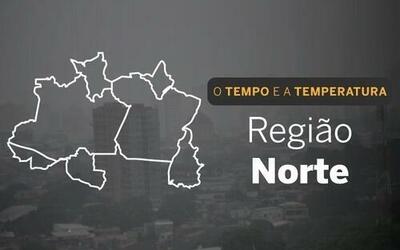 PREVISÃO DO TEMPO: Norte será chuvoso, neste domingo (16)