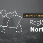 PREVISÃO DO TEMPO: Norte terá chuva em quase todo o território, nesta quinta-feira (9)