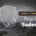 PREVISÃO DO TEMPO: Sudeste terá sábado chuvoso em boa parte da região; RJ tem alerta para acumulado de chuva