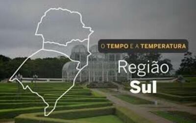 PREVISÃO DO TEMPO: Sul terá muitas nuvens e chuva, nesta terça-feira (11)