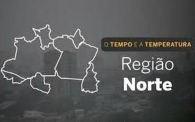 PREVISÃO DO TEMPO: Quinta-feira (25) com chance de chuva em grande parte da região Norte