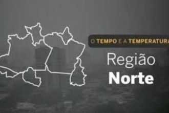 PREVISÃO DO TEMPO: Sábado (27) com chance de chuva em grande parte da região Norte