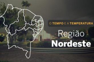 PREVISÃO DO TEMPO: chuva predomina no Nordeste nesta sexta-feira (26)