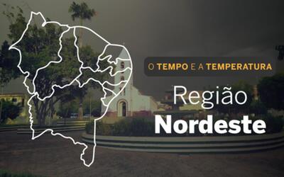 PREVISÃO DO TEMPO: chuva predomina no Nordeste nesta sexta-feira (26)