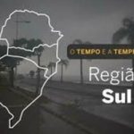 PREVISÃO DO TEMPO: segunda-feira (22) com fortes chuvas no PR e SC