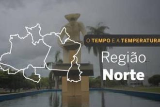 PREVISÃO DO TEMPO: quarta-feira (5) chuvosa e com trovoadas no Norte